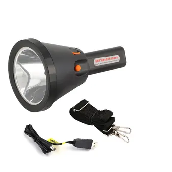 

New Flashlight 6000 Lumens Bright Spotlight 18000 MA Rechargeable LED Searchlight Handheld Tactical Electric Torch Lamp 2 Mode