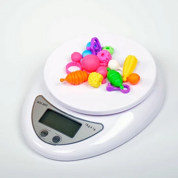 

Junejour 5kg/1g 1kg/0.1g Portable Digital Scale LED Electronic Scales Postal Food Measuring Weight Kitchen LED Electronic Scales