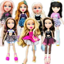 23 см модный BratzDoll большая девочка с розовыми волосами и большими глазами YASMIN красивый MGAdoll лучший подарок