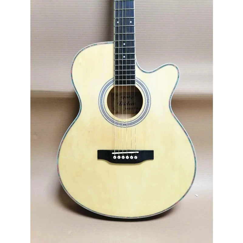 Деревянные Цвет 40 дюймов Акустическая гитара с грифом из палисандра гитарные