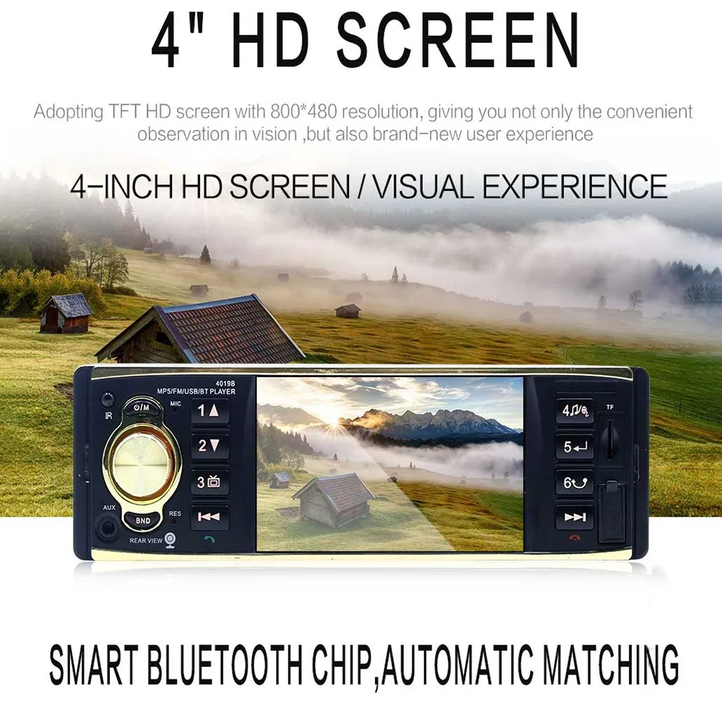Swm-4019b автомобильный Mp5 Плеер Bt Hands-free Реверсивный приоритет Автомобильный Mp3 карта Fm музыкальный Плеер На Авто Магнитолу#7