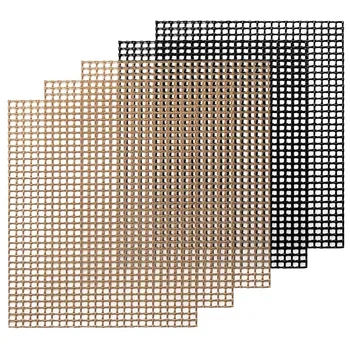 

5 Non-Stick Barbecue Mat Reusable Barbecue Mat Mesh, Suitable for Gas, Charcoal Barbecue, Etc.