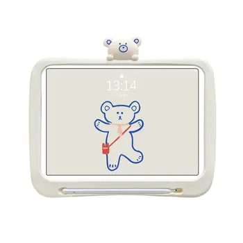 

Cartoon Bear Rabbit Silicon Back Cover With Stand Holder For iPad 2 3 4 5 6 air 1 2 Kids Case for iPad Pro 9.7 10.2 10.5 11 inch