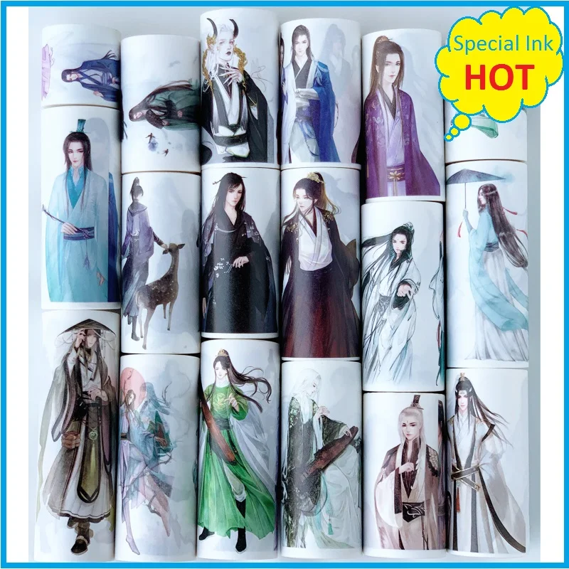 

Ancient people washi tape for scrapbooking ancient ranger with special ink printing