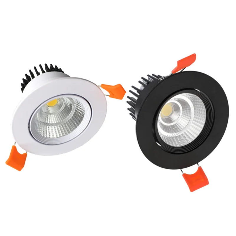 Диммируемый Светодиодный точечный светильник с COB матрицей 5 Вт 7 9 12 15 18 20 CREE