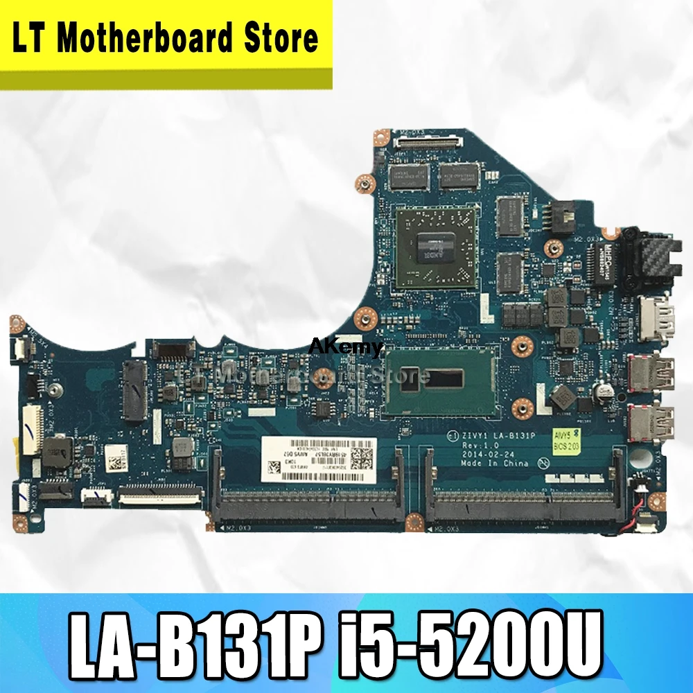 LA-B131P Laptop Moederbord Voor Lenovo Y40-80 Originele Moederbord I5-5200U R9-M275X LA-B131P Laptop Moederbord Voor Lenovo Y40-80 Originele Moederbord I5-5200U R9-M275X