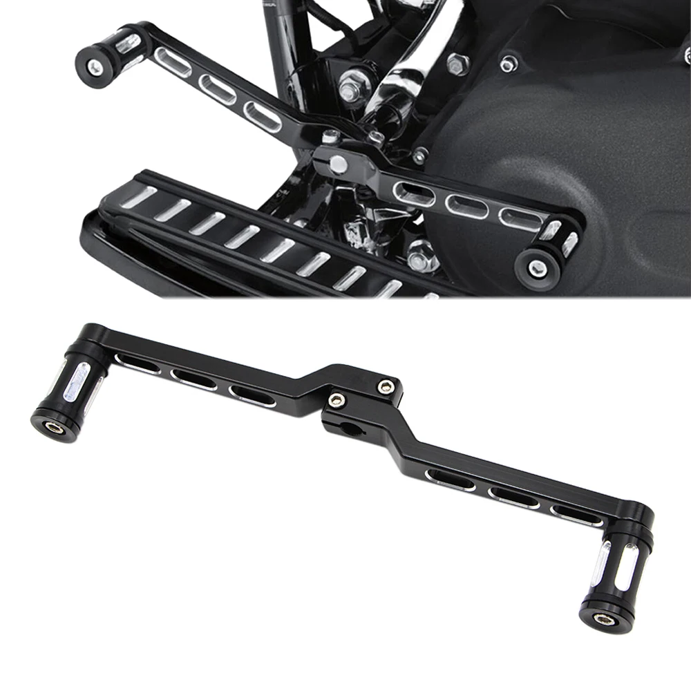 Heel Toe Shift Levers and Shifter Pegs Compatible with Harley Fatboy Road King Tri Electra Glide Softail 