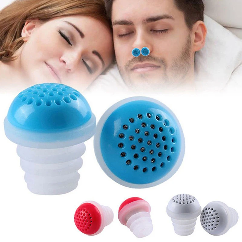 

1 Pair Silicone Anti Snore Device Nasal Dilators Apnea Sleep Aid Stop Snoring Stopper Nose Clip Anti-snore Clean Air Purifier