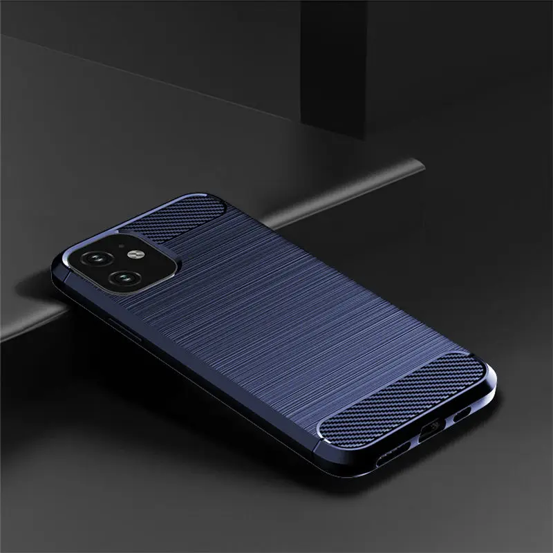 100 шт./лот карбоновый Мягкий Бампер задняя крышка чехол для iPhone 11 Pro Max XR XS Max X 7 8 6 6S Plus