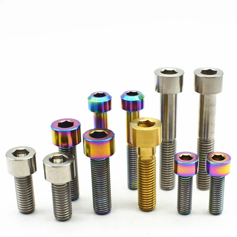 Titanium alloy screws M820253035404555607080 motorcycle screws (4)