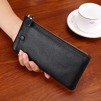 

Free shipping High-quality leather wallet ZIPPY ladies long wallet Monogram luxury brand mobile phone bag M42616 hand coin purse
