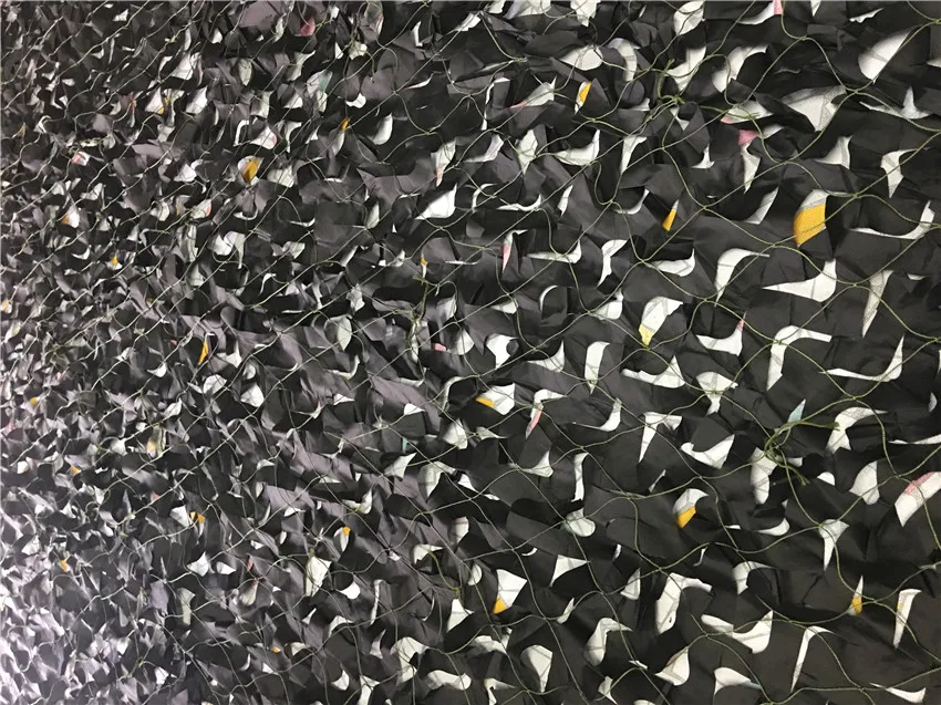 LOOGU Черная усиленная камуфляжная сетка Военная охотничья армейская садовая тени скрывающая сетка камуфляжная сетка 3x2 4x2 5x2 4x3 5x3 5x4 2x2