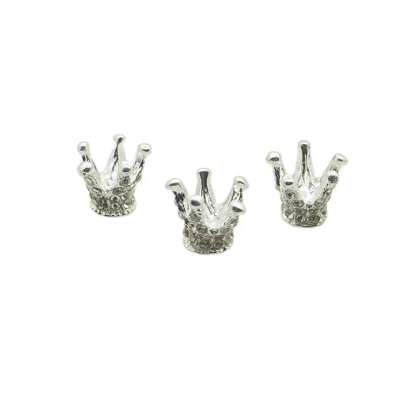 2pcs/lot15*14MM Rhinestone Crown Button Clothing Craft Mosaic Decoration Material DIY Halloween Funny Accessories | Дом и сад