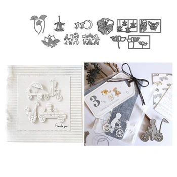 

2020 New Arrival Flower Set Metal Cutting Dies Stencils For Scrapbooking Photo Album Decoration Embossing Paper Card Craft
