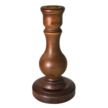 

Nordic Style Wooden Taper Candle Holder Candlestick Rack Desktop Home Christmas