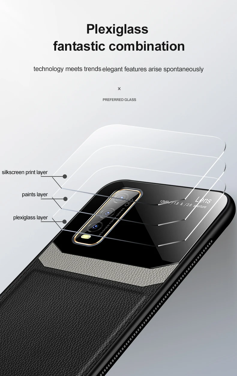 Y97 Y93 Y85 Y70S Y50 Y19 Y17 Y3 Case Slim Hard XUANYAO Silicone Soft Edge Plexiglass Coque For VIVO Xplay 5 6 S5 S6 Z3 Z3X Z5 Z5 (5)