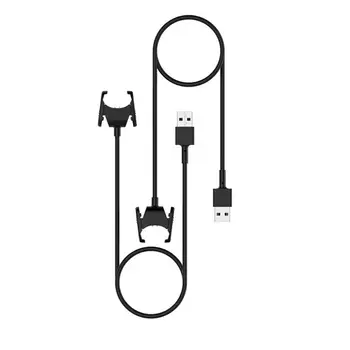 

55CM/100CM USB Charging Cable Charger Cord Clip Replacement Charge Dock for Fitbit-Charge 3/4 Smartwatch
