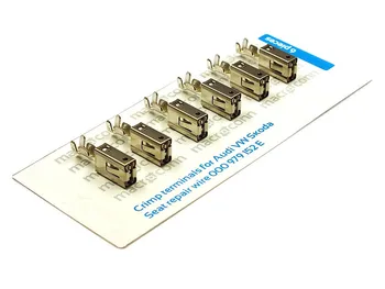 

10/20/50/100pcs/lot TE Crimp Terminals (Pins) For Repair Wire 1.00mm2 For Audi VW Skoda Seat Porsche 000979152E