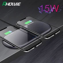 Двойное Быстрое беспроводное зарядное устройство Qi 15 Вт для samsung S10 9 Note 10 Plus iPhone 8 11 Pro X XS Max XR Индукционная зарядная док-станция