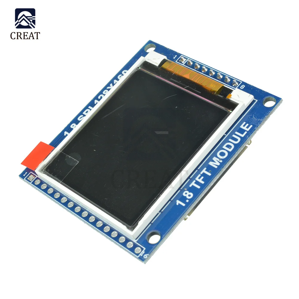 Mini 1.8 Inch Serial SPI TFT LCD Module Display with PCB Adapter IC 128x160 Dot Matrix 3.3V 5V IO Inerface Cmmpatible 1602 5110 |