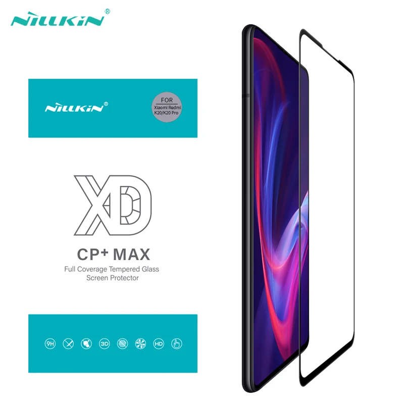 Xiaomi mi 9T Redmi K20 закаленное стекло mi 9T Pro стекло Nillkin XD CP+ MAX антибликовое полноэкранное Защитное стекло для Redmi K20 Pro