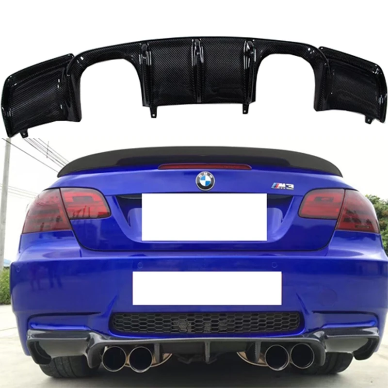 E92 M3 Vorsteiner Стиль Авто углеродное волокно комплект задней части кузова бампер губы