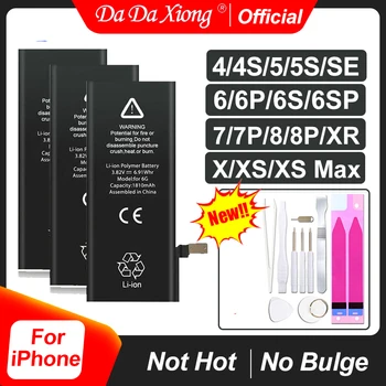 

High Quality Mobile Phone Battery For iPhone 4 4S 5 5S 5C SE 6 6S 7 8 Plus X XR XS Max battery Replacement batteries