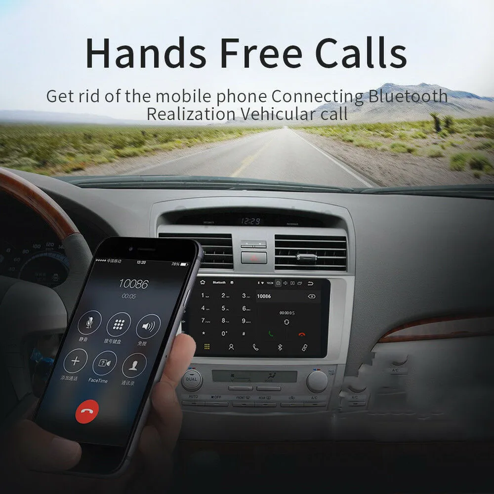 Android 9,1 2G+ 32G автомобильный радиоприемник gps навигации для Toyota Camry 40 50 2007 2008 2009 2010 2011 Автомобильный мультимедийный видеоплеер стерео