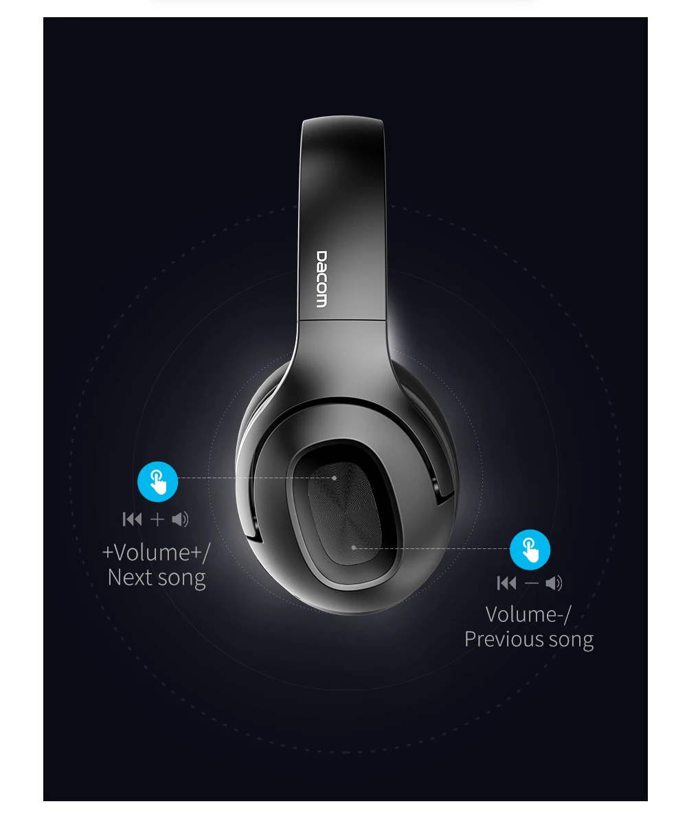 Dacom HF002 наушники Earbus спортивные беспроводные Bluetooth наушники стерео гарнитура с микрофоном для мобильного телефона компьютерные наушники