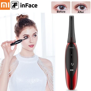 

Newest Xiaomi InFace Eyelash Curler Electric Heated Eyelash Curler for Women Girls Long Lasting USB Rechargeable Eyelash Curler