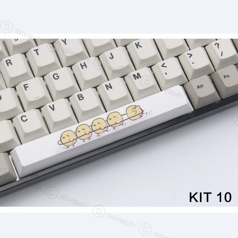 SOVAWIN клавиатура 6.25U клавишная крышка s Механическая клавиатура PBT клавишная крышка индивидуальная модная клавишная крышка для геймера ПК ноутбука клавишная крышка