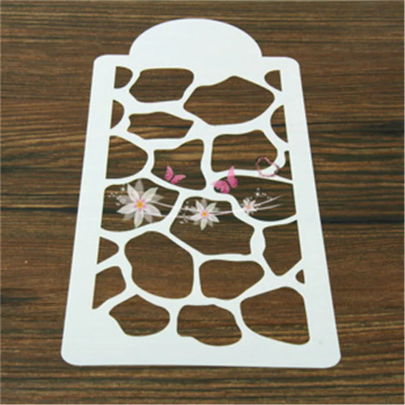 1 шт. новый модный настенный трафарет с молочной коровой многоразовый Аэрограф