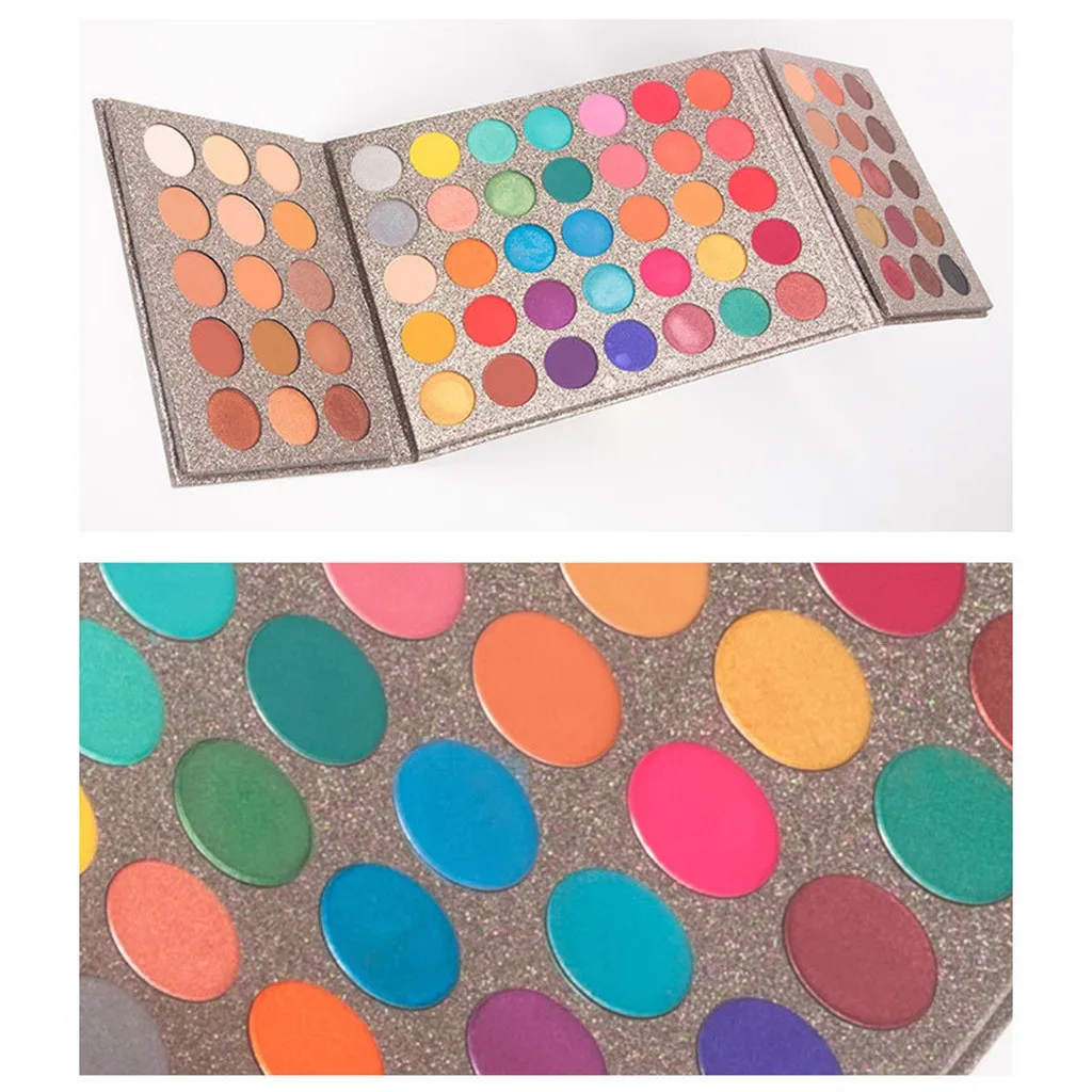 Portable 65 Colors Eye Shadow Highlight Face Eyeshadow Highlighter Powder paleta de sombra pallete paletas de sombras nuevas