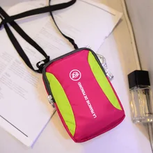 ROC мощность бег спортивные наручные обёрточная бумага женский телефон монета кошелек мини маленькая сумка на одно плечо