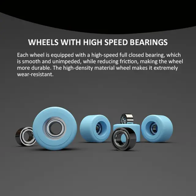 1Set Finger SkateBoard Wooden Fingerboard Toy Professional Stents Fingers Skate Set Novelty Children Christmas Gift 5