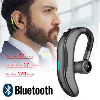 

F600 Wireless Bluetooth Earphones Stereo Headset Business Bluetooth Headphones For Driving 170mAh Single Handsfree with Mic