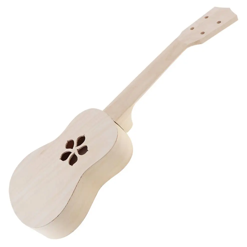 21 Polegada simples ukulele kit diy havaí