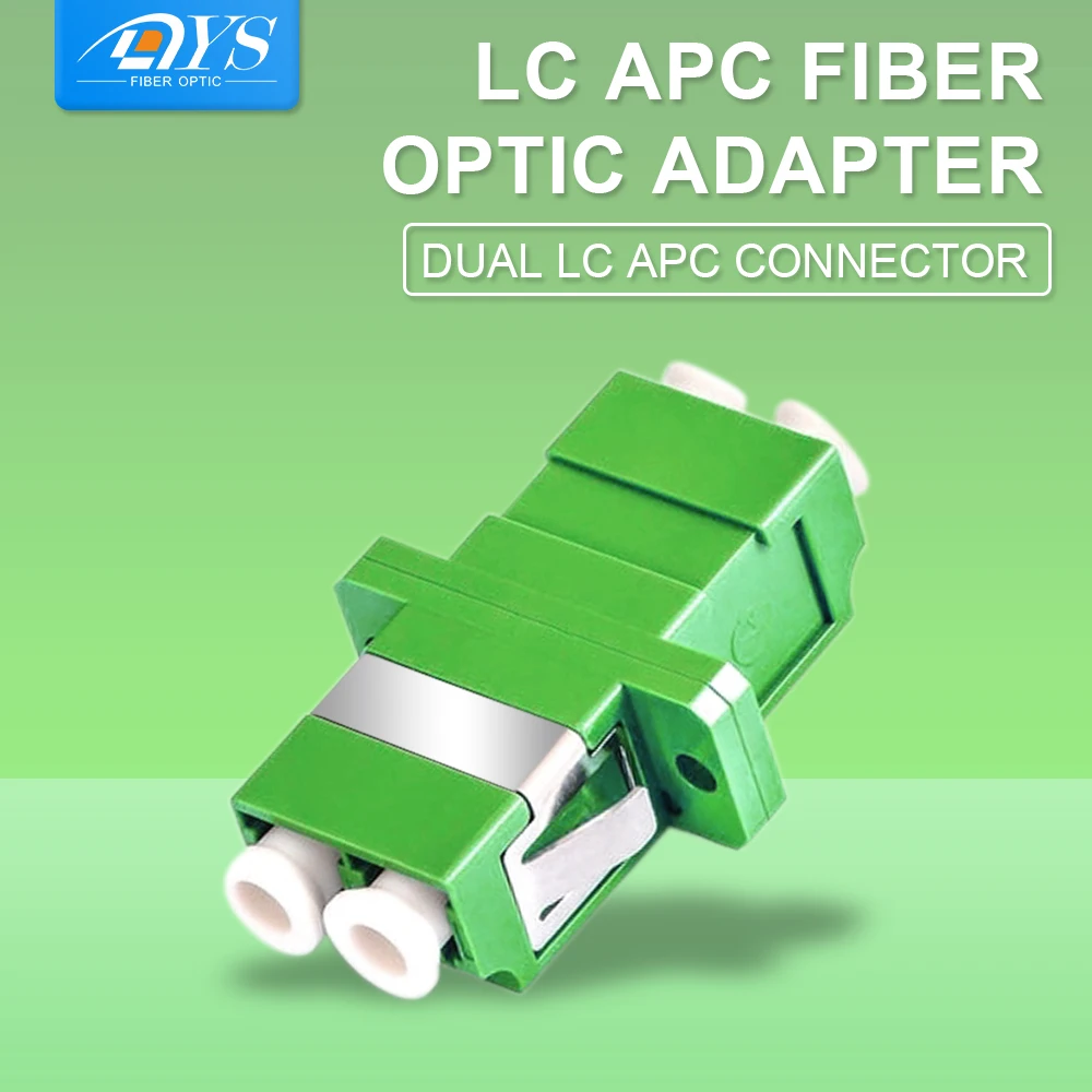 

LC/APC Duplex Fiber Optic Adapter Singlemode LC APC Optical Fiber Flange connector 50/100/200pcs
