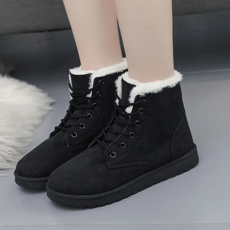 

CXJYWMJL Womens Snow Boots Winter Ankle Boots Warm Winter Boots Women Winter Warm Boots Antiskid Outsole Lady Snow 6857