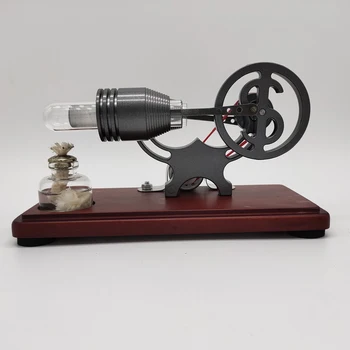 

Surwish Stirling Single Lamp Engine Model Single Cylinder External Combustion Steam Engine Models 2020 New
