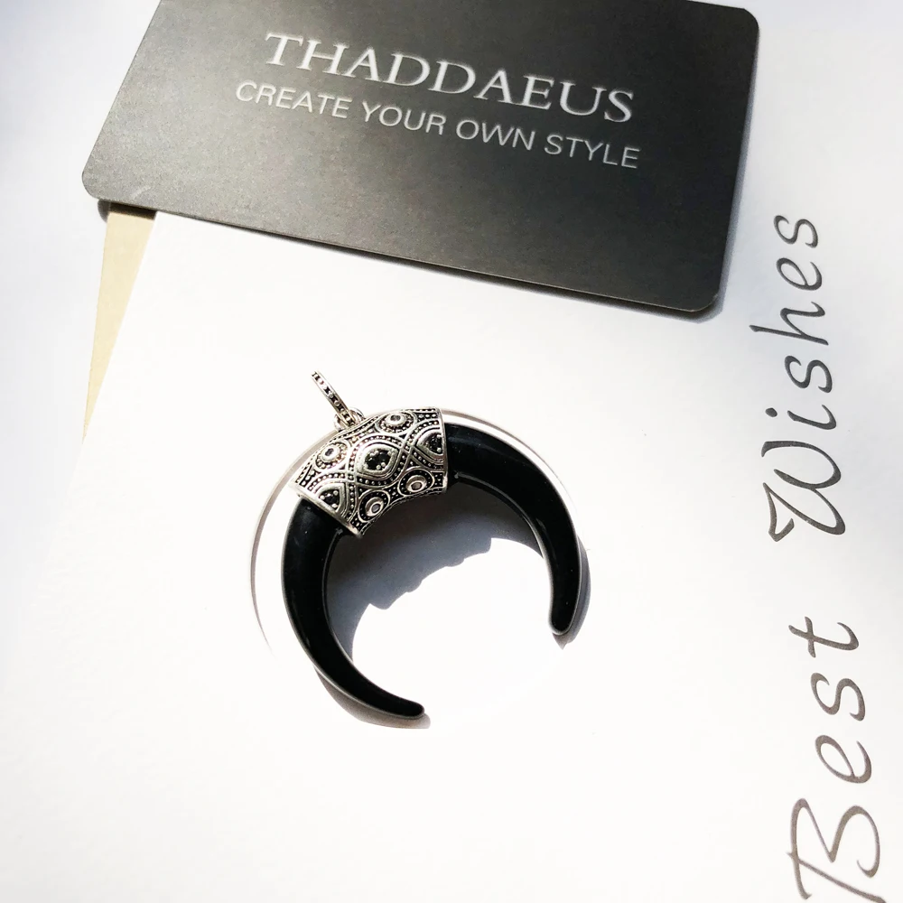 Maori Tiger Tooth Pendant 925 Sterling Silver Fashion Jewelry For Women & Men