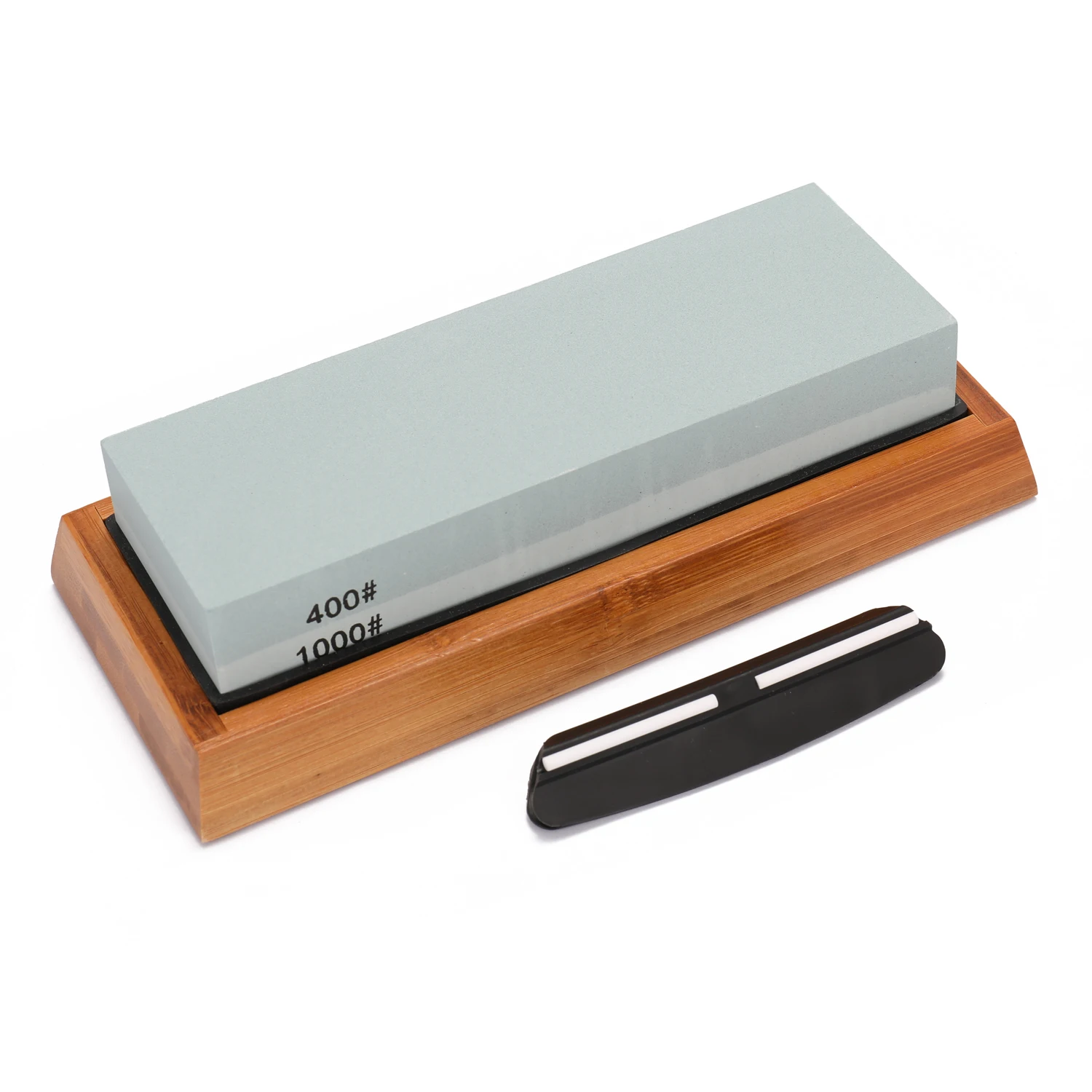 knife sharpener Premium Whetstone Cut Sharpening grindstone Set Ideal Sharpener for All Blades Non Slip Base Cutter Sharpener
