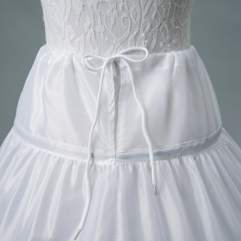 Petticoat Skirt FATAPAESE Petticoat TUTU Fluffy Dress White Kids Short Flower Girl Dress 3 Hoops 45cm /18inch Petticoat Child Crinoline Girls