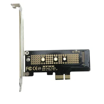 

5pcs/lot NVMe PCIe M.2 NGFF SSD to PCIe x1 Adapter Card PCIe x1 to M.2 Card with Bracket