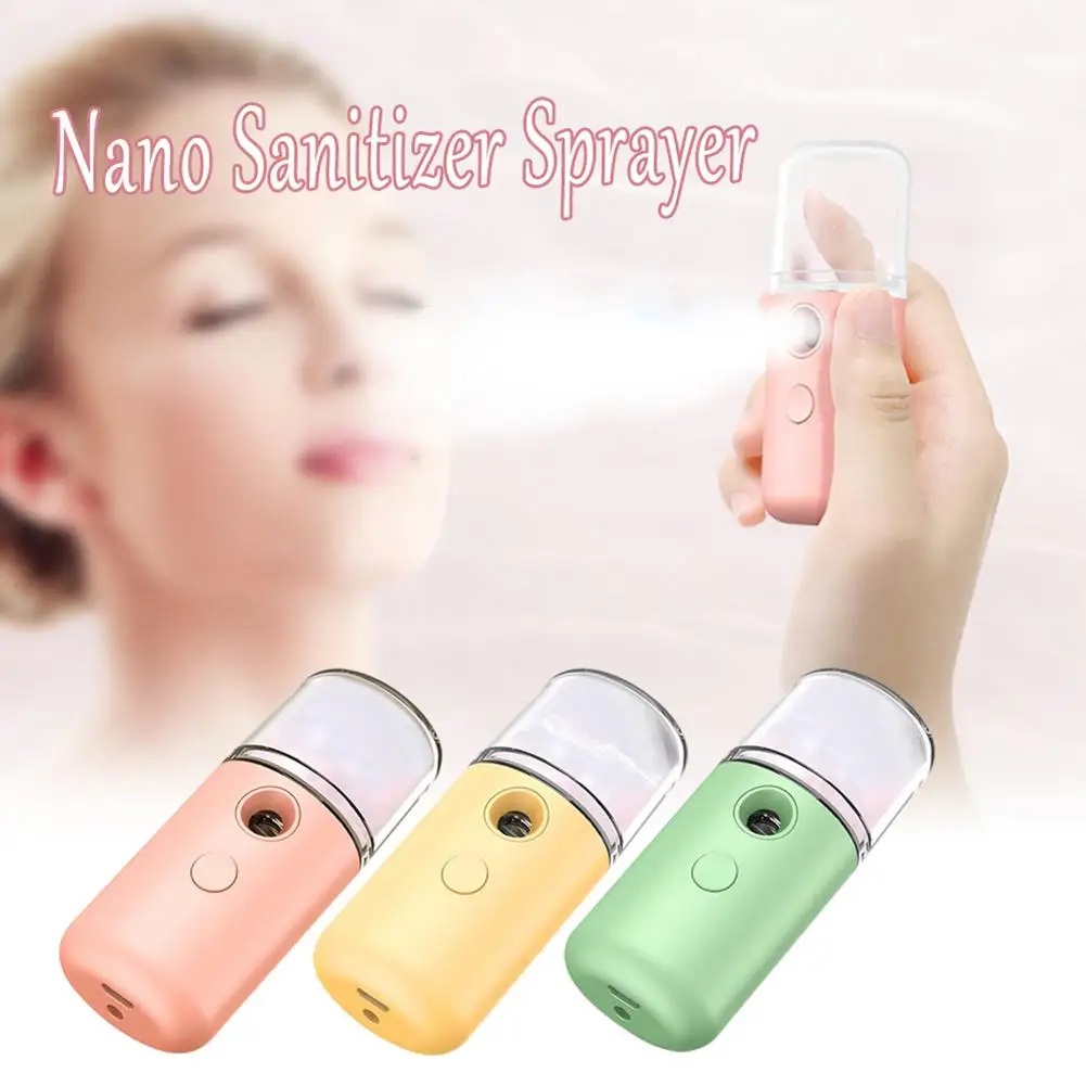 

Mini Mist Sprayer Face Moisturizing Humidifier USB Rechargeable Hydrating Device portable small humidifier moisture facial skins