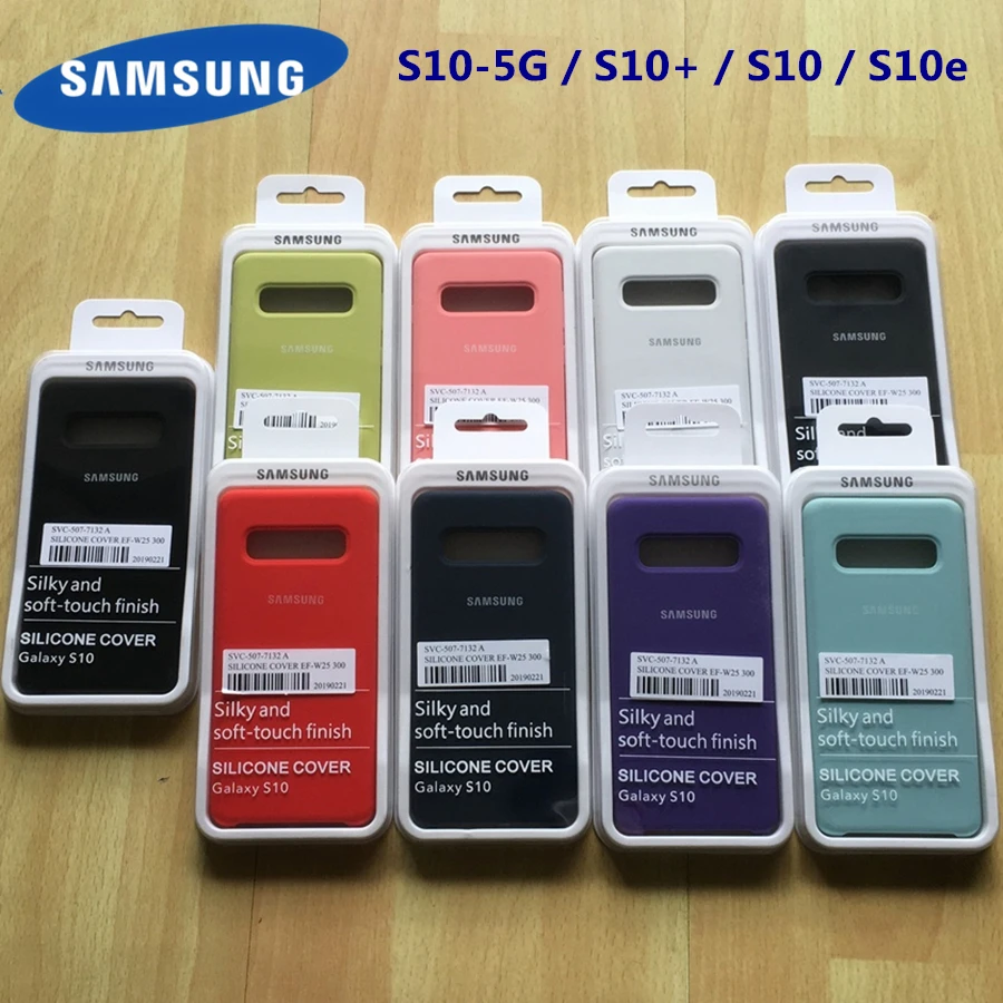 Samsung Galaxy S10 5G Plus S10e чехол оригинальный офисный стильный шелковистый мягкий