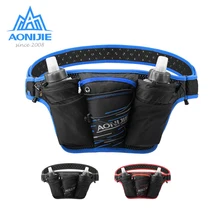 AONIJIE Hydration Belt Waist Bag Marathon Jogging Cycling Running Fanny Pack Cell Phone Holder Free 2pcs 500ml Water Bottle W959