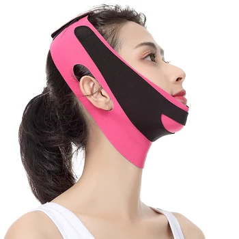 

V Shape Face Bandage Reduce Double Chin Slim Lift Up Anti Wrinkle Mask Strap Band Slimming Thin Facial Belt Beauty Tool