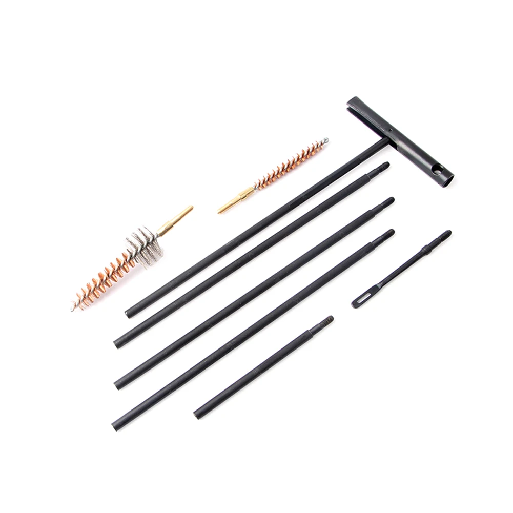 M16 Tactical Bottle Hunting Accessory Durable With Pouch Tool Rifle Rods Metal Maintenance Assortment Tube Cleaning Brush Kit | Спорт и
