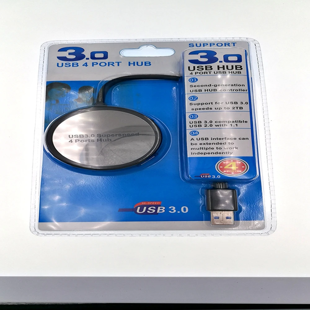 Usb3.0 сверхскорости 4 Порты концентратор 28 см